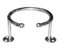 316 STAINLESS STEEL SINGLE CUP HOLDER SURFACE MOUNT