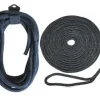 BLACK NYLON DOCKLINE - SPLICED  - 14mm x 10Mtr
