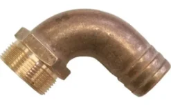 BRONZE ELBOW HOSE TAIL 38MM X 1 1/2 BSP