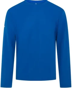 BURKE CREW TECH TEE - LONG SLEEVE - BLUE