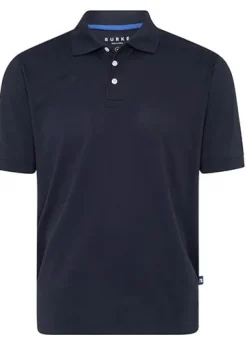 BURKE SHORT SLEEVE CREW POLO - NAVY