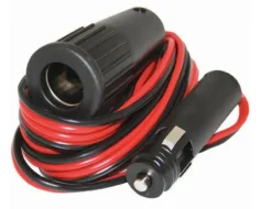 CIGARETTE SOCKET ELECTRICAL EXTENSION CORD AND PLUG - 3Mt
