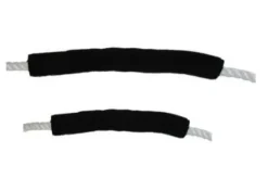 FENDRESS ROPE SOCKS - ROPE PROTECTORS (PAIR) - BLACK