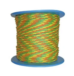 FLUORESCENT SKI ROPE - YELLOW - 7.5MM SOLD PER METRE