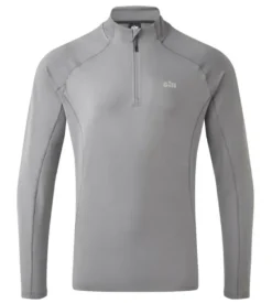 GILL MEN'S HEYBROOK THERM ZIP TOP - STEEL GREY - DISCONTINUED STYLE