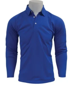 GILL SUNSHIRT - UV TEC POLO LONG SLEEVE - BLUE