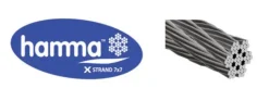 Hamma 7x7 Wire Rope 3mm g316 - SOLD PER METRE