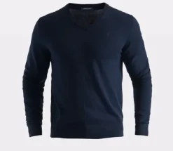 HENRI LLOYD COWES V-NECK KNIT - NAVY