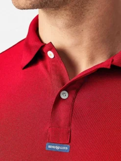 HENRI LLOYD DRI-FAST POLO -RED