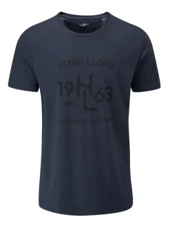 Henri Lloyd Penfro Lightweight Enzyme Tee NAV - ONLY SIZE SMALL LEFT DISCONTINUED STYLE