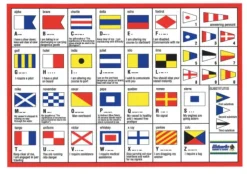 International Code Flag Sticker