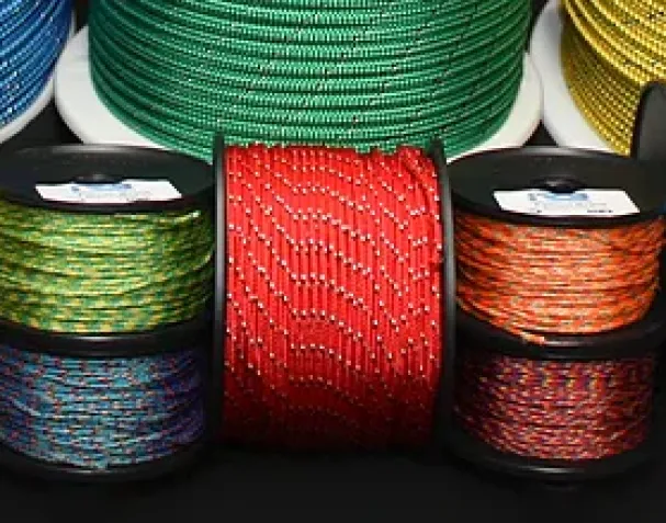 IRB 2mm FALCON BRAID CORE SK78 - WHITE w/ BLACK FLECK