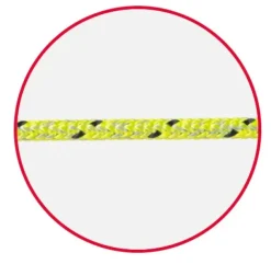 MARLOW EXCEL RACING 4MM LIME GREY - SOLD PER  METRE