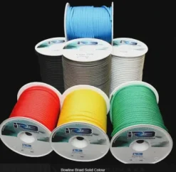 8MM IRB BOWLINE BRAID - RED - B/S 1747KG - SOLD PER METRE