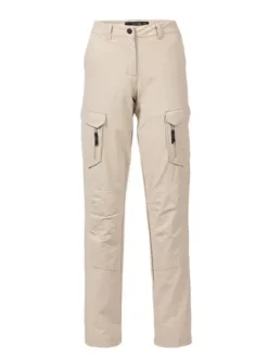 MUSTO WOMEN'S ESSENTIAL UV FAST DRY TROUSERS - LIGHT STONE