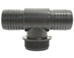 NYLON MALE BSP THREAD WITH BARBED TEE 1/2 x 13mm