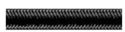 ROBLINE BLACK SHOCK CORD 6 mm  - SOLD PER METRE