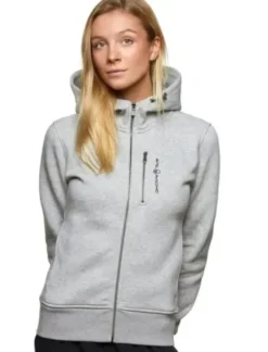 SAIL RACING WOMEN'S GALE ZIP HOOD -  GREY MELANGE