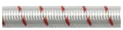 Shock Cord Fleck 10mm White with Red Feck - Sold per Metre