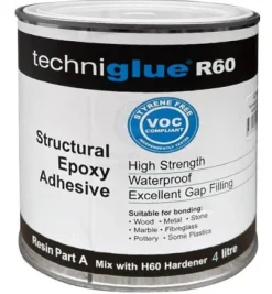 WEST SYSTEMS  RA60 Techniglue Structural Adhesive Resin 500ml - AVAILABLE IN STORE ONLY