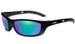 WileyX Polarised Emerald Mirror (Amber)/Gloss Black