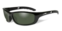 WileyX Polarised Smoke Green/Gloss Black